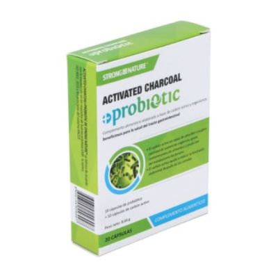 Charbon Actif Probiotique 10 10caps Strong Nature