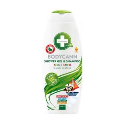 Bodycann Niños 2en1 Champú Gel 250ml Annabis