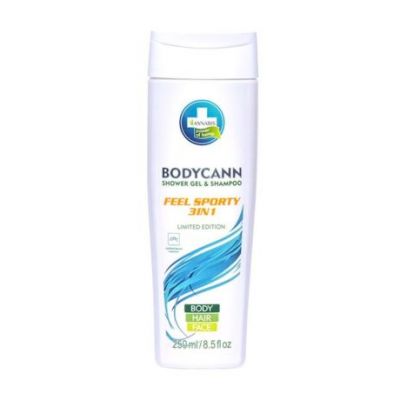 Bodycann Feel Sporty 3en1 Gel Champu 250ml Annabis