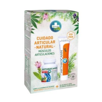 Combo Arthrocann Colágeno Vit. Complex   Arthrocann Gel Eco 60comp 75ml Annabis