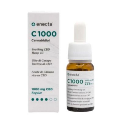 C1000 Olio di Canapa Ricco di CBD 1000Mg 10ml Enecta