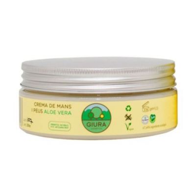 Crema Manos y Pies Aloe Vera Bio 200ml Giura Cosmetics