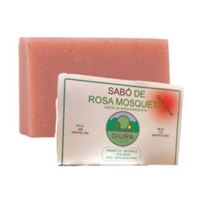 Jabon Solido Rosa Mosqueta 100ml Giura Cosmetics