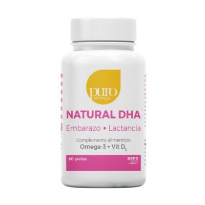 Natural DHA Embarazo y Lactancia Beps 60 perlas Puro Omega