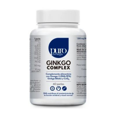 Ginkgo Complex  Beps 60 perlas Puro Omega