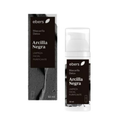 Maschera Detox all'Argilla Nera 50ml Ebers