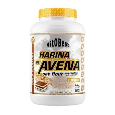 Harina De Avena Sabor Tiramisu 2kg Vitobest
