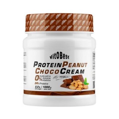 Cream Protein Peanut Choco SinAzucar 1kg Vitobest