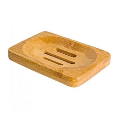 Porte-savon rectangulaire en bambou Bamboovement