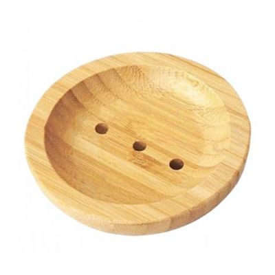 Portasapone rotondo in bambù Bamboovement
