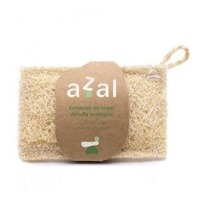 Luffa spugnetta abrasiva con manico ecologico 1 unità Azal