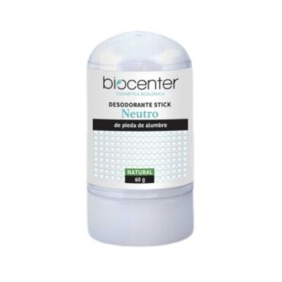 Deodorante Stick Vegano con Pietra di Allume 60g Biocenter