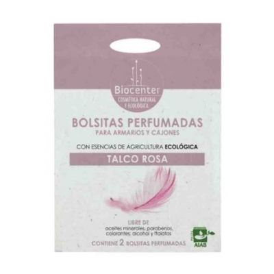 Borse Armadietto Talco Rosa Eco Vegan 2x10g Biocenter