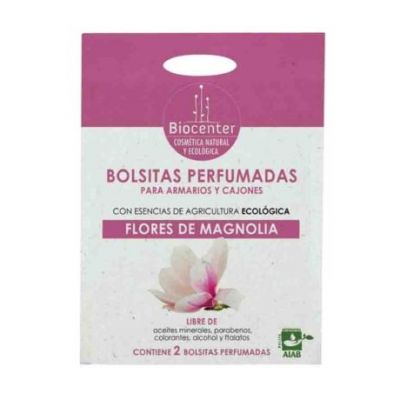 Magnolia Flowers Wardrobe Sachets Eco Vegan 2x10g Biocenter