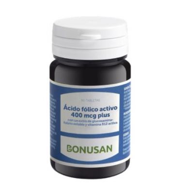 Acide folique actif 400 Mcg Plus 90comp Bonusan