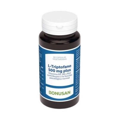 L-Triptofano 500Mg Plus 60caps Bonusan