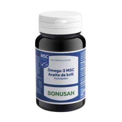 Omega-3 Aceite de Krill MSC 60 perlas Bonusan