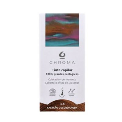 Teinture 3.4 Brun Acajou Foncé 100gr Chroma