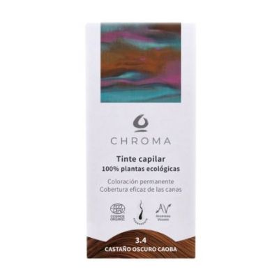 Teinture 3.4 Brun Acajou Foncé 500gr Chroma