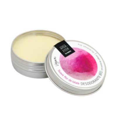 Desodorante Bio Solido Suave Flor De Lalala 60gr Amapola Biocosmetics