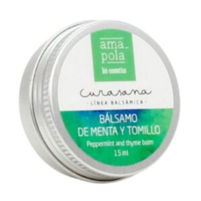 Balsamo de Menta y Tomillo 15g Amapola Biocosmetics