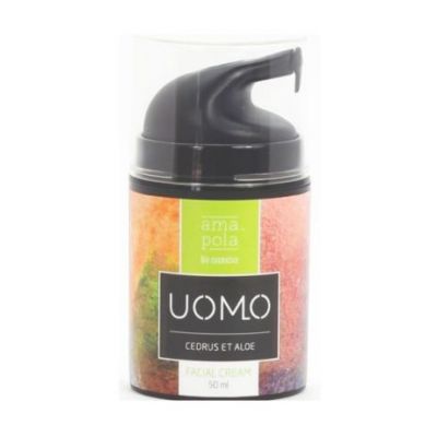 Uomo Crema Facial 50ml Amapola Biocosmetics