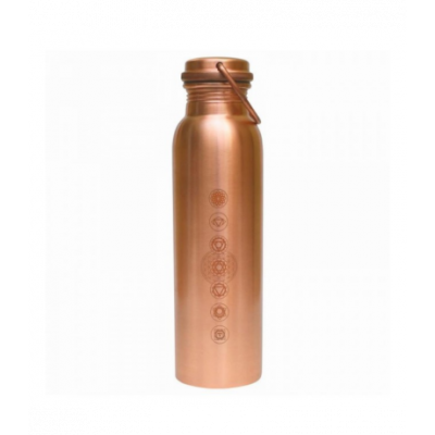 Chakra Bottiglia di Rame 1 unità Indiaveda