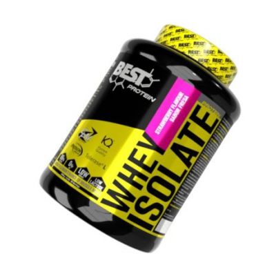 Proteina de Suero Whey Isolate Fresa 2000gr Best Protein