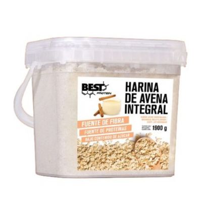 Harina de Avena Integral Leche Merengada 1900g Best Protein