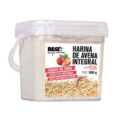 Harina de Avena Integral Fresa 1900g Best Protein
