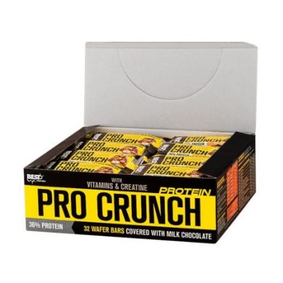Barrita Proteica 36% Pro Crunch Avellana 32x35g Best Protein