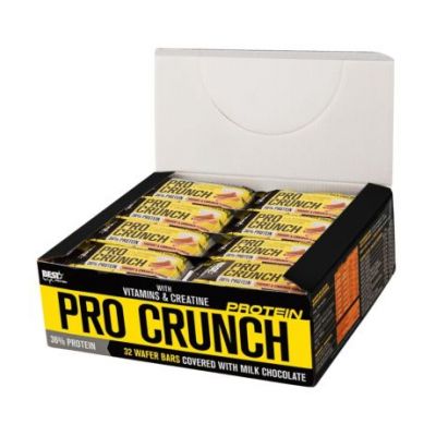 Barrita Proteica 36%  Pro Crunch Yogur-Canela 32x35gr Best Protein