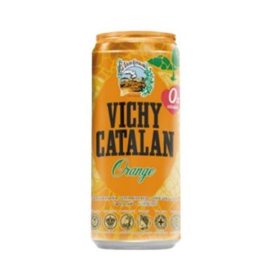 Agua Con Gas Naranja Lata 330ml Vichy Catalan