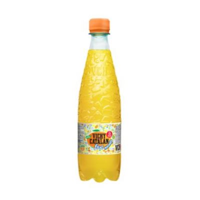 Sparkling Water Orange Pet Bottle 0.5L. Vichy Catalan