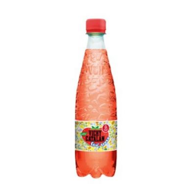 Agua con Gas Botella Pet Fresa 24x0,5L Vichy Catalan