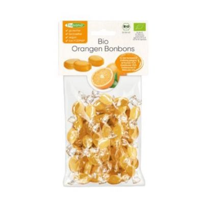 Organic Orange Candies 85g Frusano