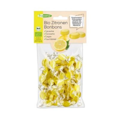 Organic Lemon Candies 85g Frusano
