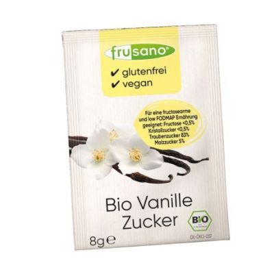 Organic Vanilla Sugar 8g Frusano