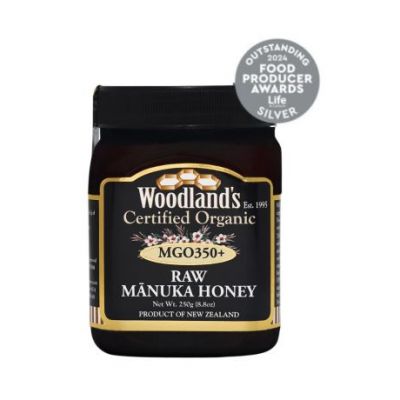 Miele di Manuka Monoflorale Crudo MGO350 Bio 250g Woodland s