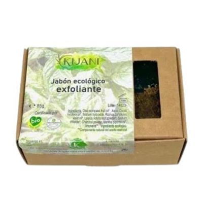 Jabon solido exfoliante carbon activo eco 85g Kijani