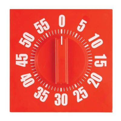 HORLOGE MINUTERIE MURALE CARREE