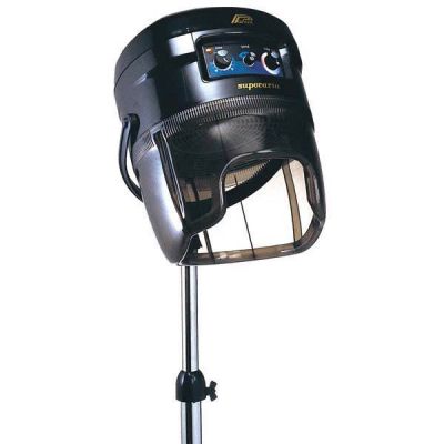 SUPPORT NOIR SÈCHE-CASQUE SUPERARIA. PIED