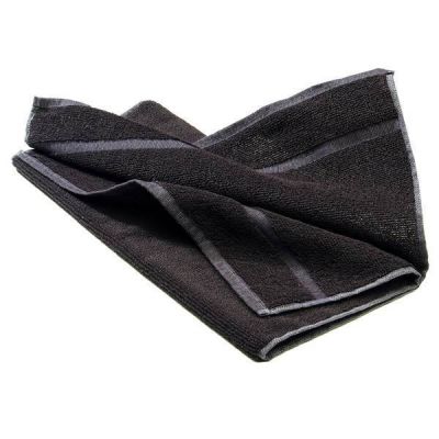 SERVIETTE NOIRE 50X95 cm.