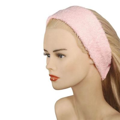 TURBANTE RIZO CIERRE VELCRO ROSA ALGODÓN